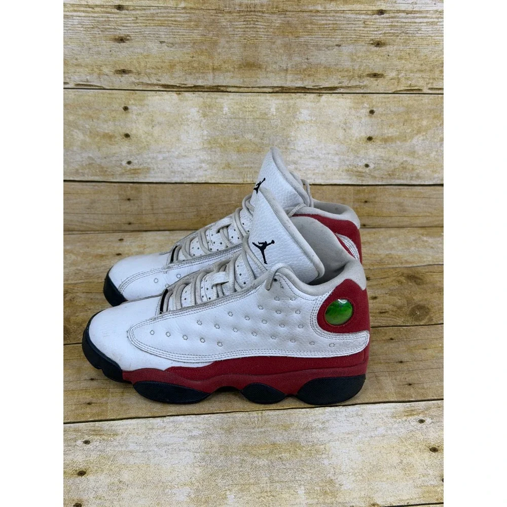 Nike Air Jordan 13 Retro Chicago‎ White Varsity Red Black 414574-122 Kids 4.5Y